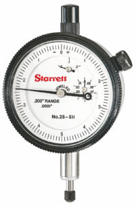 Starrett 53299 STARRETT 25-511J DIAL INDICATOR