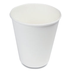 Boardwalk BWKWHT8HCUP Paper Hot Cups 8 oz White