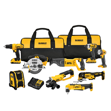 DeWalt DCK940D2 20V MAX Li-Ion Compact 9-Tool Combo Kit