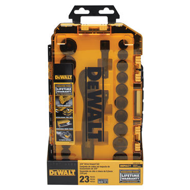 DeWalt DWMT74738 23 Pieces Silver Impact Socket Set