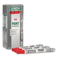 Dixon Ticonderoga 80221 Valve Action Paint Marker 11/16 in Tip Medium Red