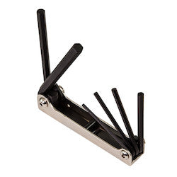 Klein Tools 70580 Folding Hex Key Set, Six-Key, Metric Sizes