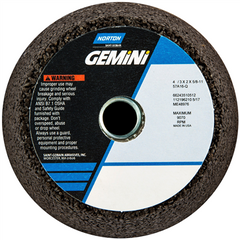 Norton 66243510512 Gemini 57A Type 11 Non-Reinf Portable Snagging Wheel