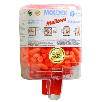 Moldex 6846 Ear Plugs Disposable Without Cord 250 Pairs