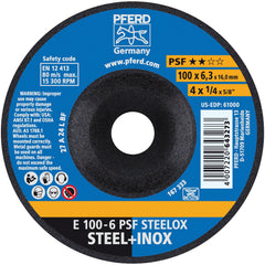 Pferd 61000 Universal Line PS-FORTE 4 in Grinding Wheel 24 Grit