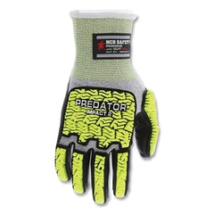 MCR Safety PD6952S Predator Mechanics Work Gloves Hi-Vis Impact Resistant Small