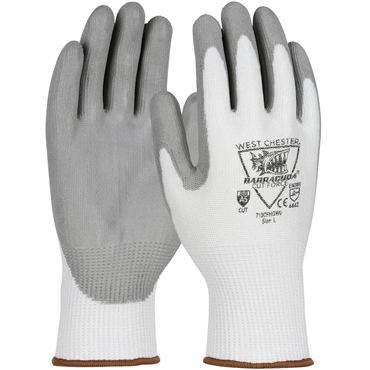 PIP 713CFHGWU/M White Polyurethane Medium Cut-Resistant Gloves