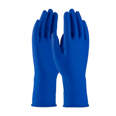 PIP 2550/L Blue Latex Powder Free Large Disposable Gloves