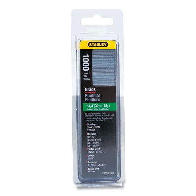 STANLEY SWKBN1250 ST STPL 1-1/4 BRAD PACK 1000