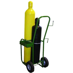 Saf-T-Cart 600-10 Industrial Series Cart 2 Cylinders 10 in Semi-Pneumatic Wheels