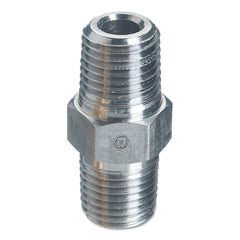 Western Enterprises B-4SS Pipe Thread Hex Nipples 6000 PSIG 1/4 in NPT Male