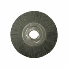 Weiler 83070 Nylox Wheel Brush 6 in Diameter 1 in Width 2 in Arbor Hole