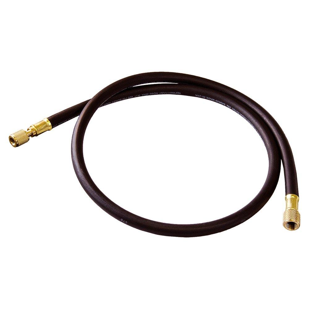 JB Industries CL64-60 Heavy-Duty Series 3/8 in. Black Evacuation/Charging 60 in. Hose