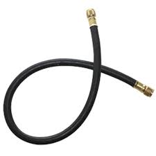 JB Industries CL64-60 Heavy-Duty Series 3/8 in. Black Evacuation/Charging 60 in. Hose