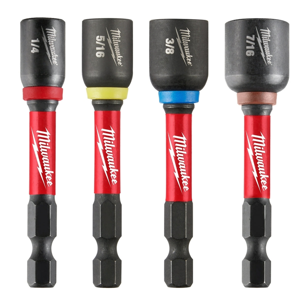 Milwaukee 49-66-4566 4PC 2-9/16 Magnetic Nut Driver Set