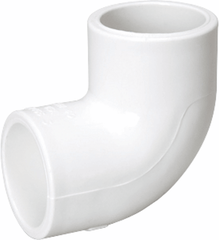 Mueller 406-025 PVC 90 Degree Elbow, 2-1/2 Soc Schedule 40