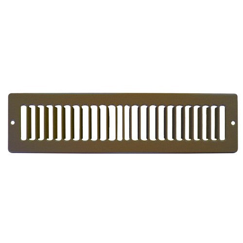 Metal-Fab MFTSG122B Toe Space Grille 12x2 Brown