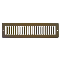 Metal-Fab MFTSG122B Toe Space Grille 12x2 Brown