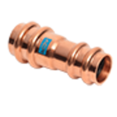 Mueller RP01011 ACR Press Copper Coupling, 3/8 x 1/4 OD (P x P) Reducing