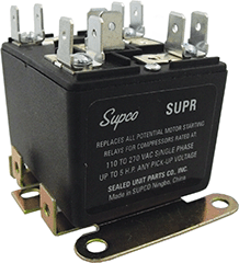 Sealed Unit Parts Co - SUPR Universal Motor Start Relay 30 Amp 110/270 VAC