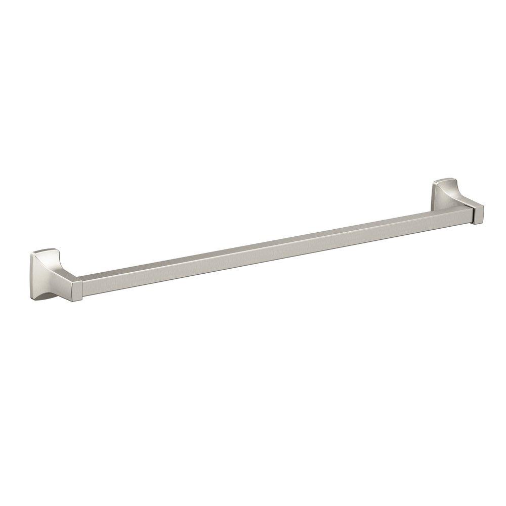MOEN Moen P5124BN Contemporary 24 in. Towel Bar in Brushed Nickel