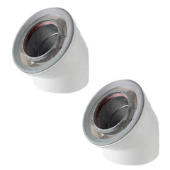 Rinnai 224050 45 Degree Vent Pipe Elbow (Pack of 2)