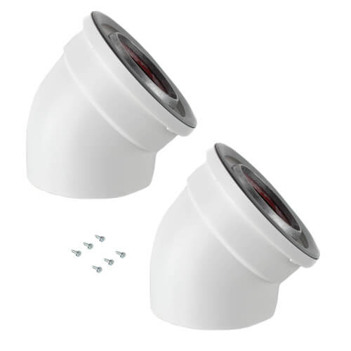 Rinnai 224050 45 Degree Vent Pipe Elbow (Pack of 2)