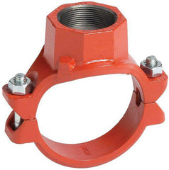 Victaulic CC3792NPE0 FireLock Style 920 3 x 3 x 3/4 in. Painted FNPT Iron Pipe Mechanical Reducing Tee