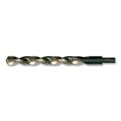 CLE-LINE C18658 1872TN Heavy-Duty TiN Parabolic Flute Jobber-Length Drill Bit 0.5000 in dia Cutting 6 in