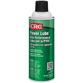 CRC 125-03045 Power Lube Hi Perf Lubri W/Teflon 11oz Aerosol(16oz pkg wt)