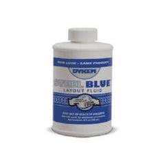 DYKEM 253-80400 STEEL BLUE LAYOUT FLUID BRUSH-N-CAP 8OZ