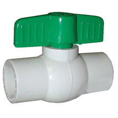 Jones Stephens B90075 B90 Series 3/4 in. Plastic Standard Port Solvent Weld Ball Valve