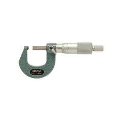 Mitutoyo 115-153 Imperial Spherical Face Micrometer, 0 to 1 in, Graduations: 0.0001 in, Carbide Tip