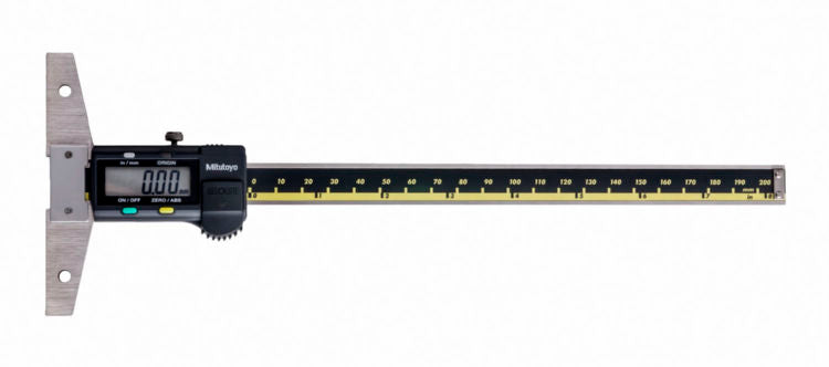 Mitutoyo 571-212-30 MITUTOYO DIGIMATIC DEPTH GAGE 0-8/0-200mm SPC