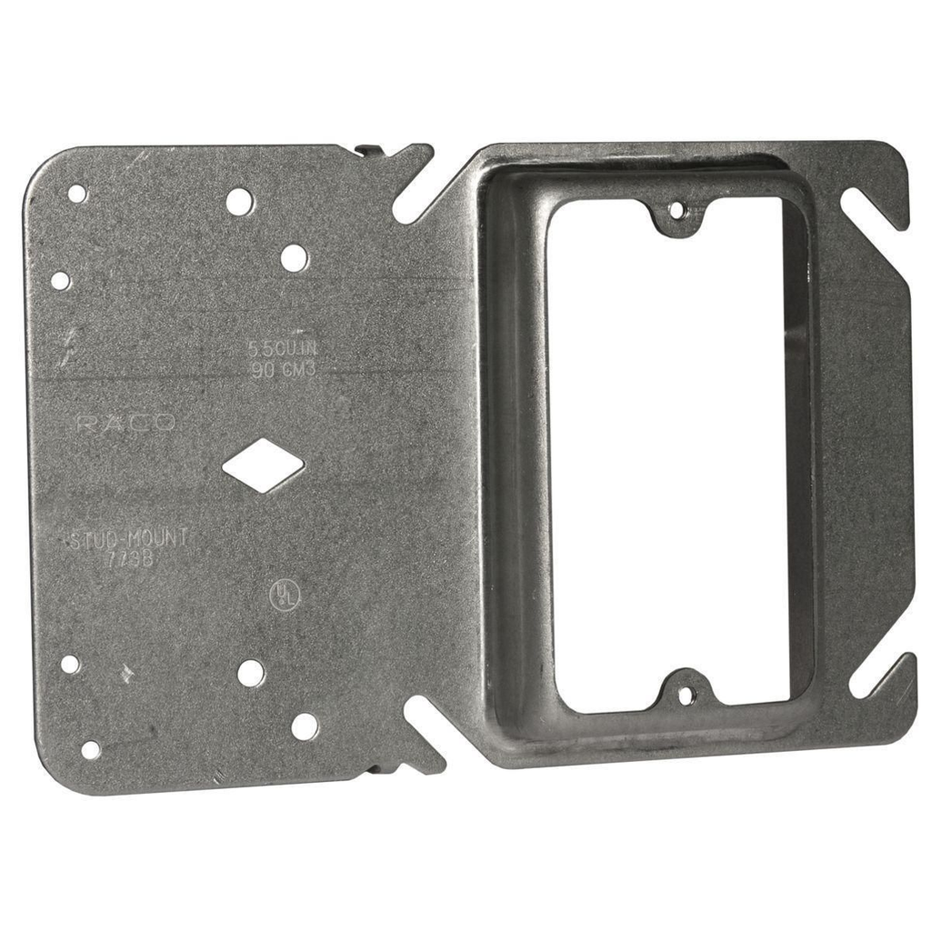 RACO 773B Cover 4-1/4 in x 6-1/2 in x 0.938 in Drawn Steel