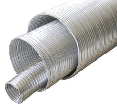 Builder's Best 111586 6 x 8' 5000 FPM 6 WC Positive/Negative Corrugated Aluminum Flexible Class 0