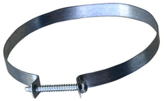 Builder's Best 110071 4 to 4-1/4 Diameter, Phillips/Hex Head Screw, Galvanized, Steel, Louver Hood Screw Clamp