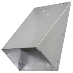 Builder's Best 111060 6 Diameter Mill Wall Vent Hood with Flapper and Screen