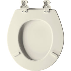 Church 540EC346 Enameled Wood Toilet Seat Round Closed Front Biscuit