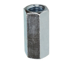 DOTTIE RC3 1/2 in. - 13 x 1-1/4 in. Grade 2 Carbon Steel Rod Coupling Nut Zinc-Plated Pack of 50