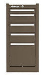 Kennedy 205XB Hang-On Cabinet 5 Drawers Brown (13-5/8 in Width, 20 in Depth, 29 in Height)