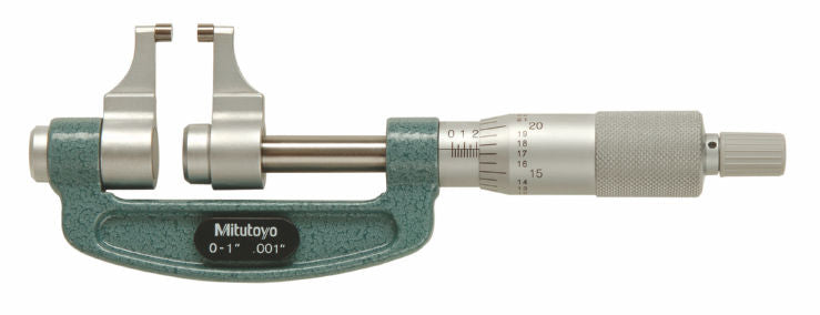 Mitutoyo 143-121 0-1 O.D. Micrometer Caliper Type