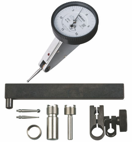 Mitutoyo 513-442-10T Dial Test Indicator 0.06 in Measuring 0 to 15 to 0 Dial Reading