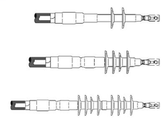 3M 7694-S-4 Cold Shrink 3 Terms/Kit 4 Skirt Termination Kit