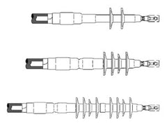 3M 7692-S-4 Cold Shrink QT-III Termination Kit 5 - 25/28 kV