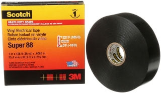 3M 88-SUPER-1X36YD Scotch Vinyl Electrical Tape Super 1 X 36 Yd