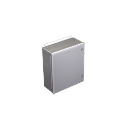 HOFFMAN A10106CHFL Hinged-Cover Junction Box Continuous Hinge with Quarter-Turn Fast Latch Type 4 10 H x 10 W x 6 D