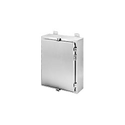 HOFFMAN A20H1606SSLP Wall-Mount Enclosure Type 4x Continuous-Hinge Cover with Clamps Stainless Steel type 304 20 H x 16 W x 6 D