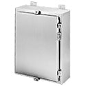 HOFFMAN A20H1606SSLP Wall-Mount Enclosure Type 4x Continuous-Hinge Cover with Clamps Stainless Steel type 304 20 H x 16 W x 6 D