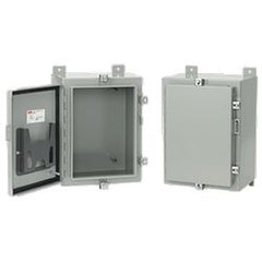 Hoffman A24H20BLP Wall-Mount Enclosure Continuous Hinge with Four Clamps Type 4 24 H x 20 W x 8 D